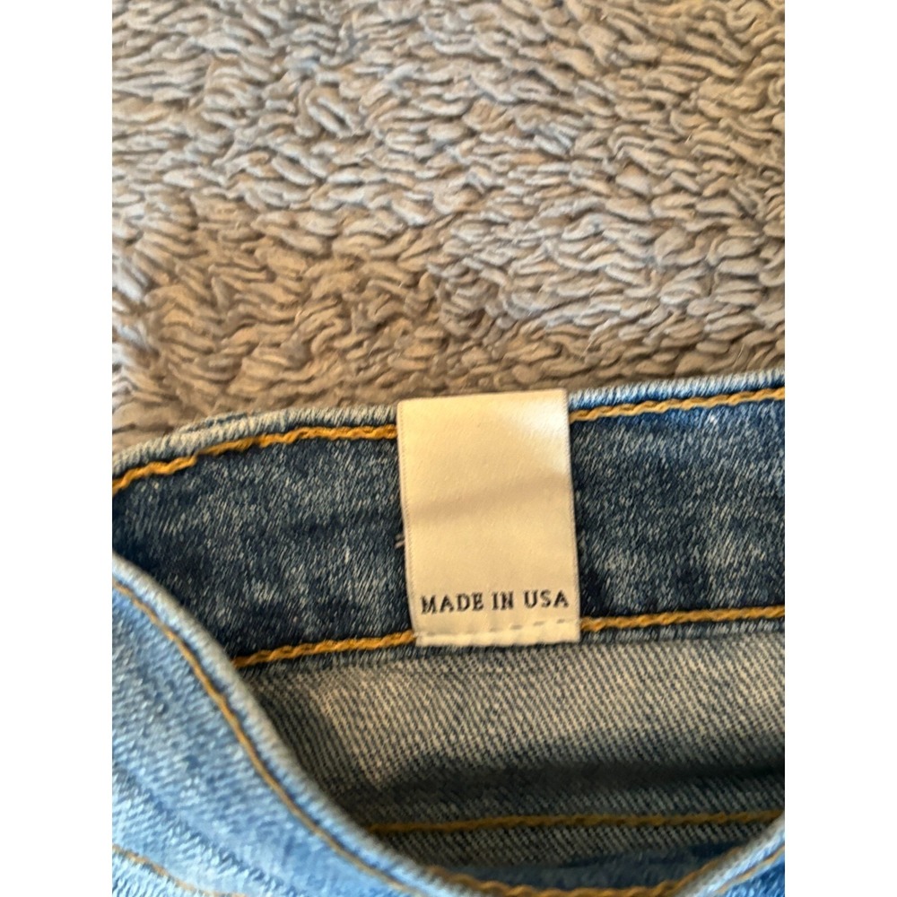 KanCan Jeans Womens 24 Skinny Mid Rise Denim Stretch Frayed Hem Light Wash - Picture 8 of 11